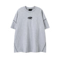 2026  American Style New Short-Sleeve Embroidered Letter T-shirt