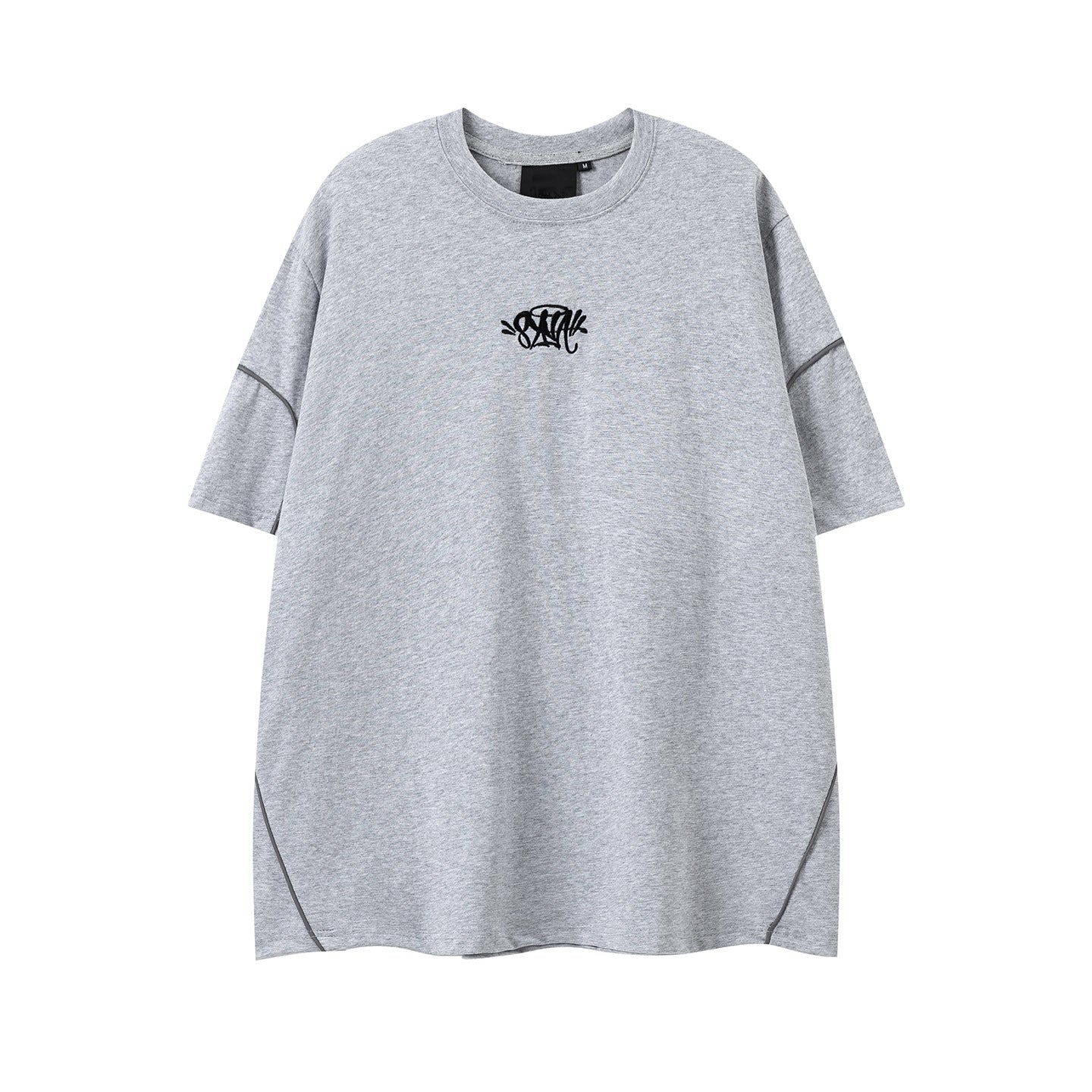 2026  American Style New Short-Sleeve Embroidered Letter T-shirt