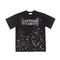 2026 American High Street Splatter Letter Retro Washed T-shirt