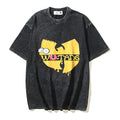 2026 American New Style High Street Top Cartoon Print Washed T-shirt