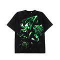 2026 American New Style Alien Print Loose Washed Retro T-shirt