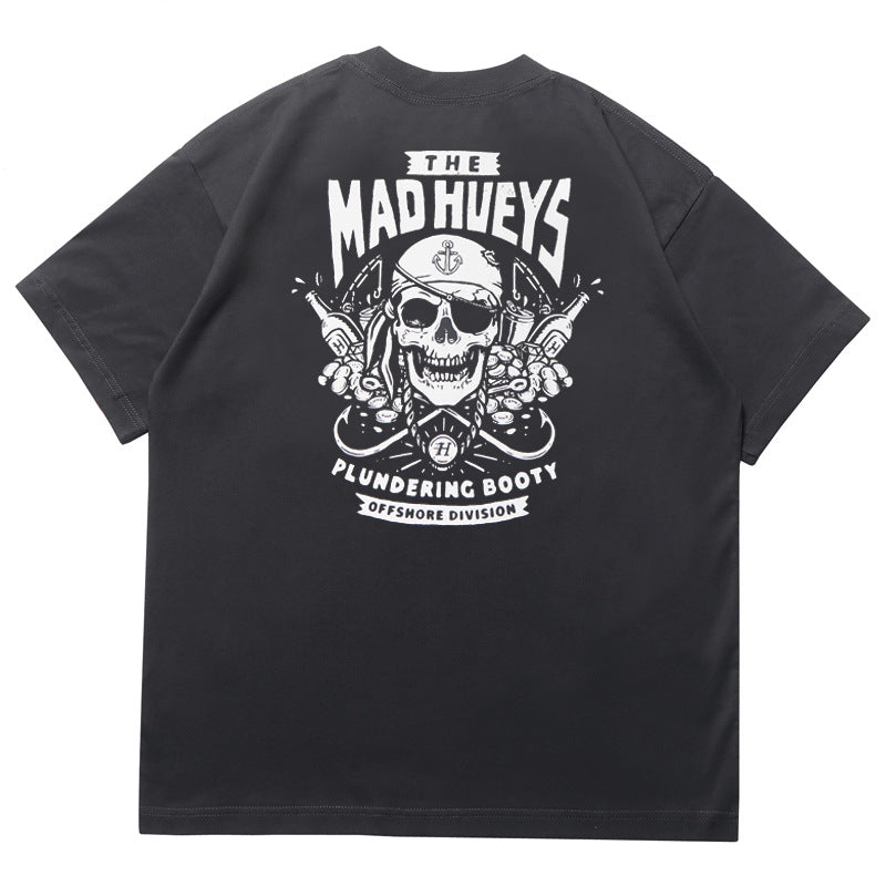 2026 American high street style new short-sleeved motorcycle T-shirt