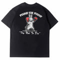 2026 American high street style new short-sleeved cute boxing T-shirt