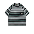 2026 American Retro Vibe Trendy Striped Short-sleeved T-shirt