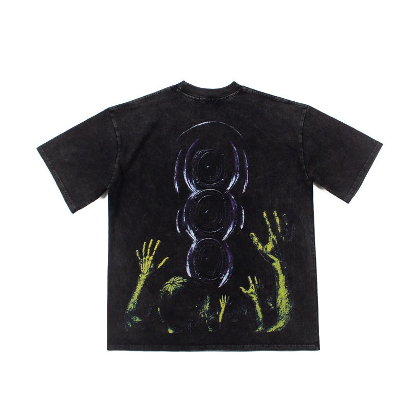 2026 American Retro Skull Soldier High Street Unisex T-shirt