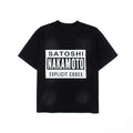 2026 American High Street Rock Rap Distressed Retro Short T-shirt