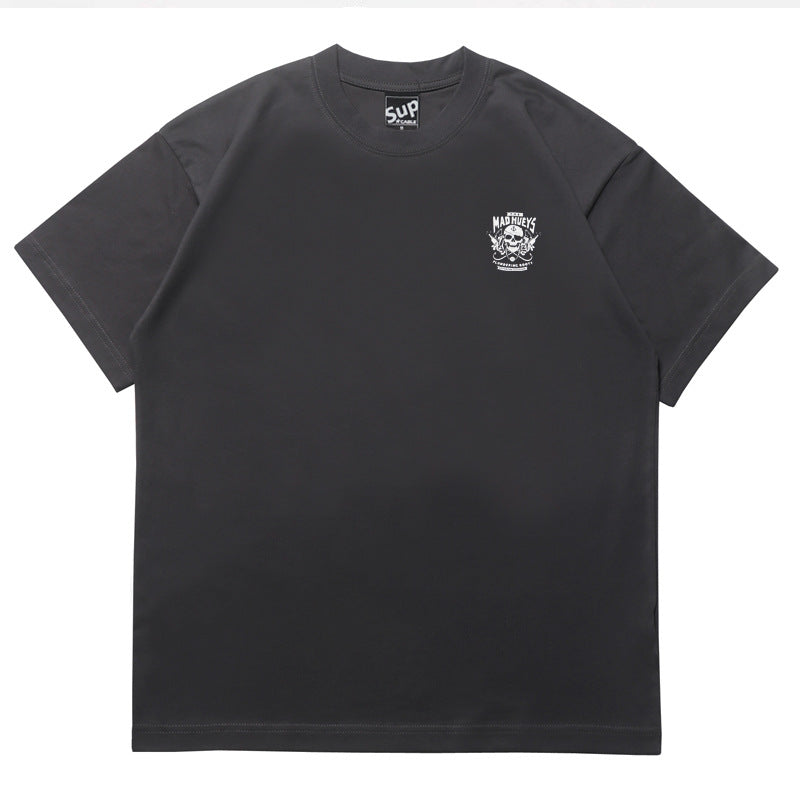 2026 American high street style new short-sleeved motorcycle T-shirt