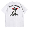 2026 American high street style new short-sleeved cute boxing T-shirt