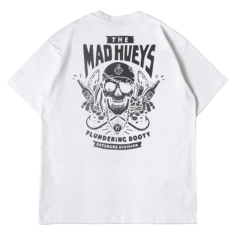 2026 American high street style new short-sleeved motorcycle T-shirt