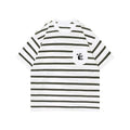 2026 American High Street Hell Retro Ins Simple Striped T-shirt