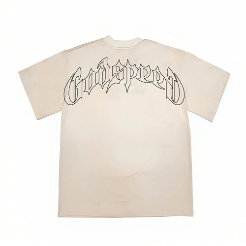 2026  American Retro Building Skull T-shirt Summer Loose T-shirt