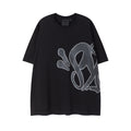 2026 American High Street Style Short-Sleeve Letter T-shirt