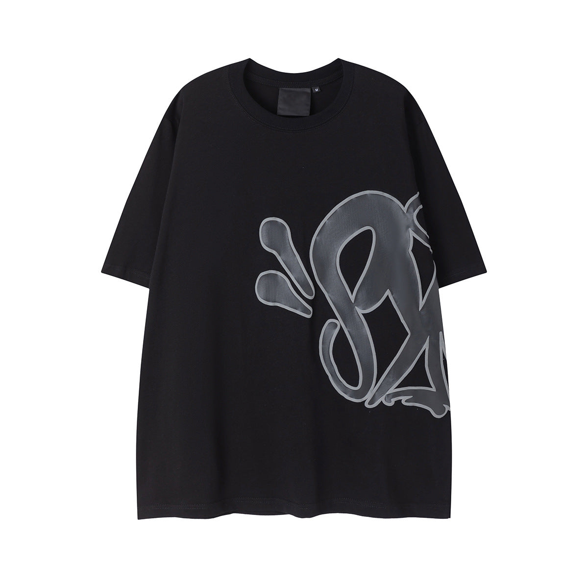 2026 American High Street Style Short-Sleeve Letter T-shirt