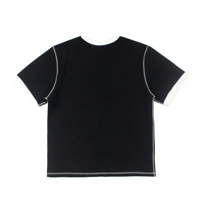 2026 American Street Style New Short-Sleeve Letter Print T-shirt