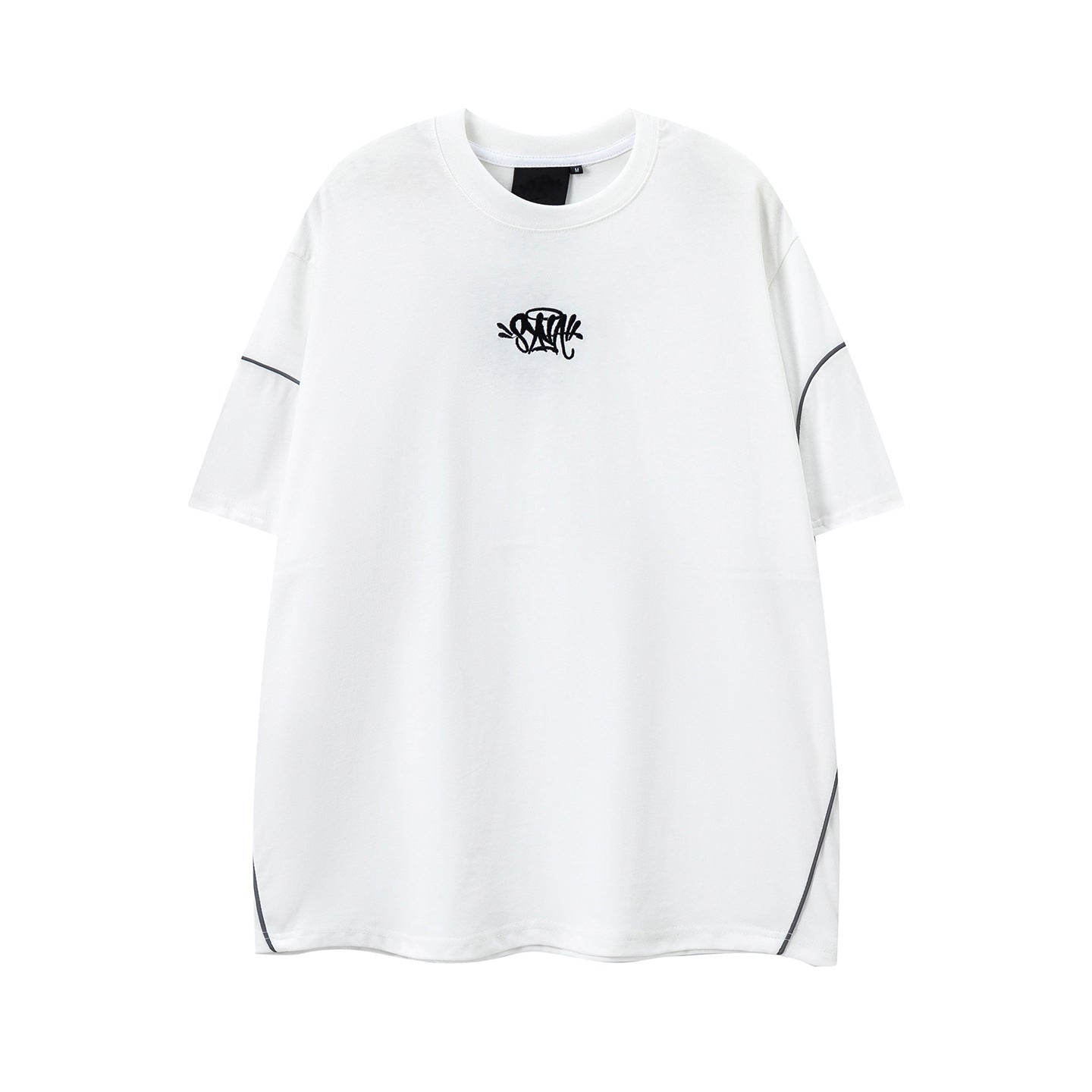 2026  American Style New Short-Sleeve Embroidered Letter T-shirt