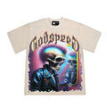 2026 American Skull Short-sleeved T-shirt, Niche Design T-shirt