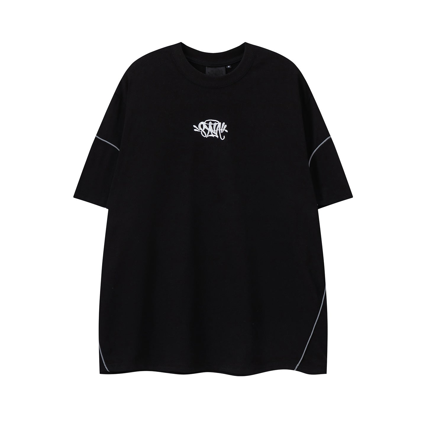 2026  American Style New Short-Sleeve Embroidered Letter T-shirt