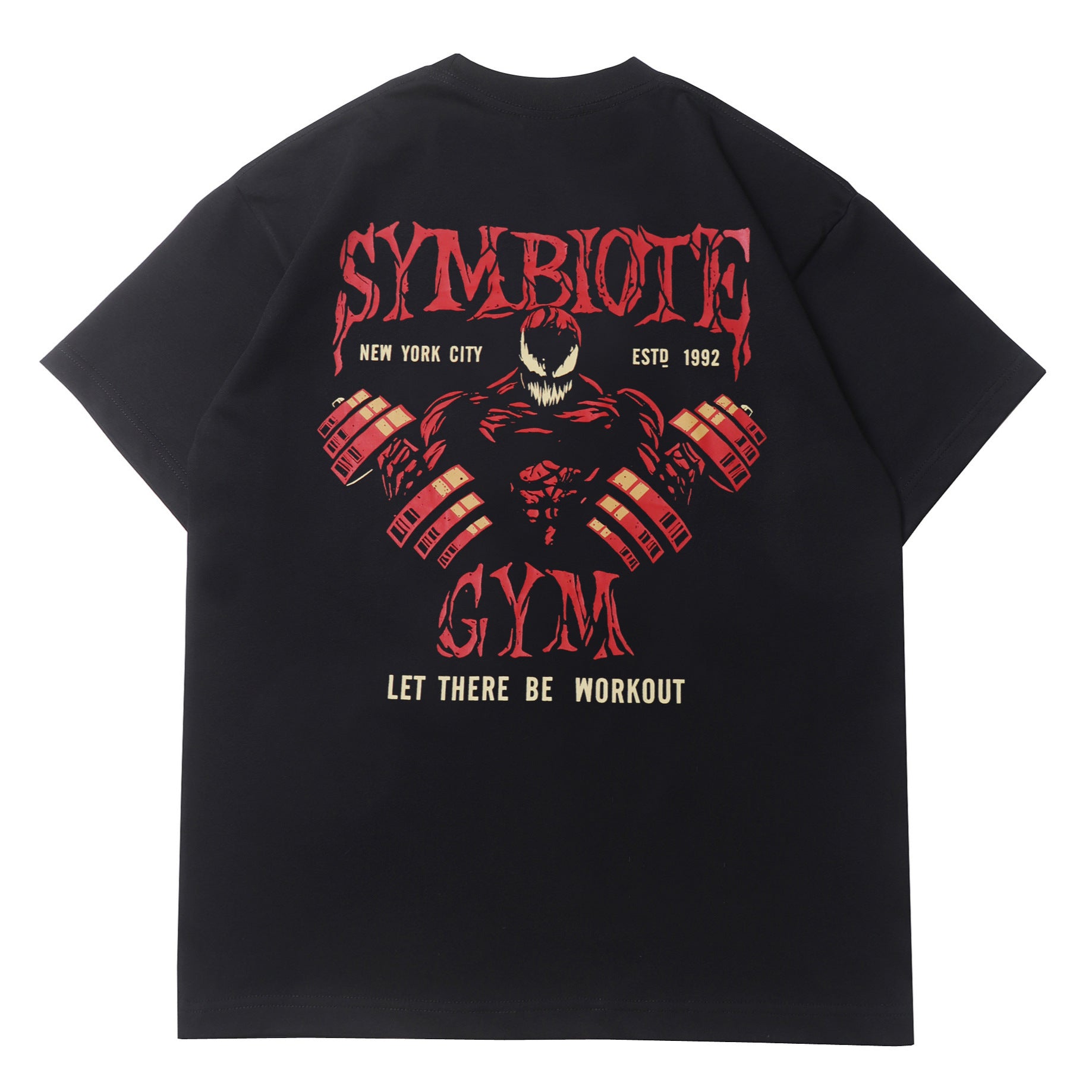 2026 American High Street New Short-sleeved Weightlifting T-shirt