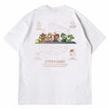 2026 American high street style new short-sleeved cartoon T-shirt