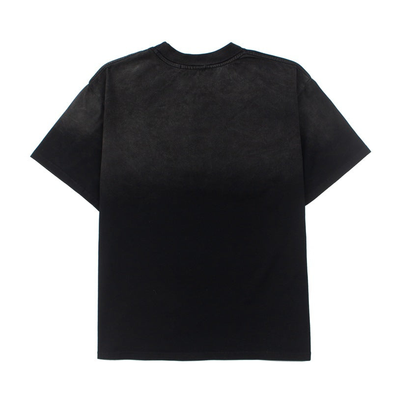 2026 American High Street New Style Short-sleeved Letter T-shirt