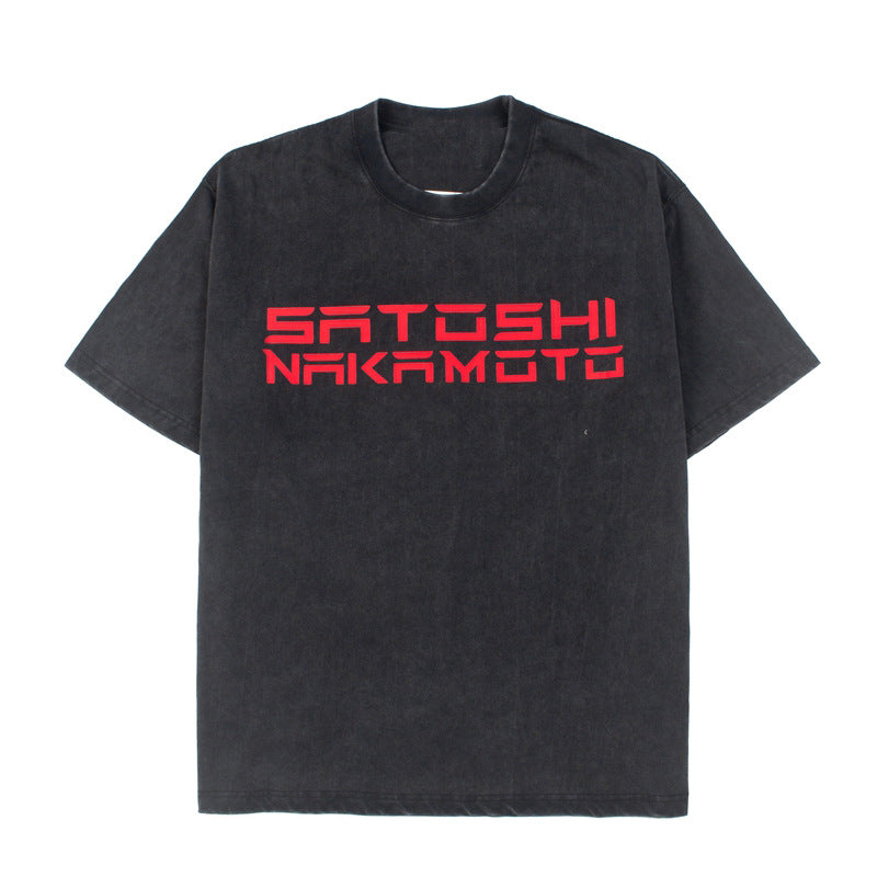 2026 American high street style new short-sleeved T-shirt