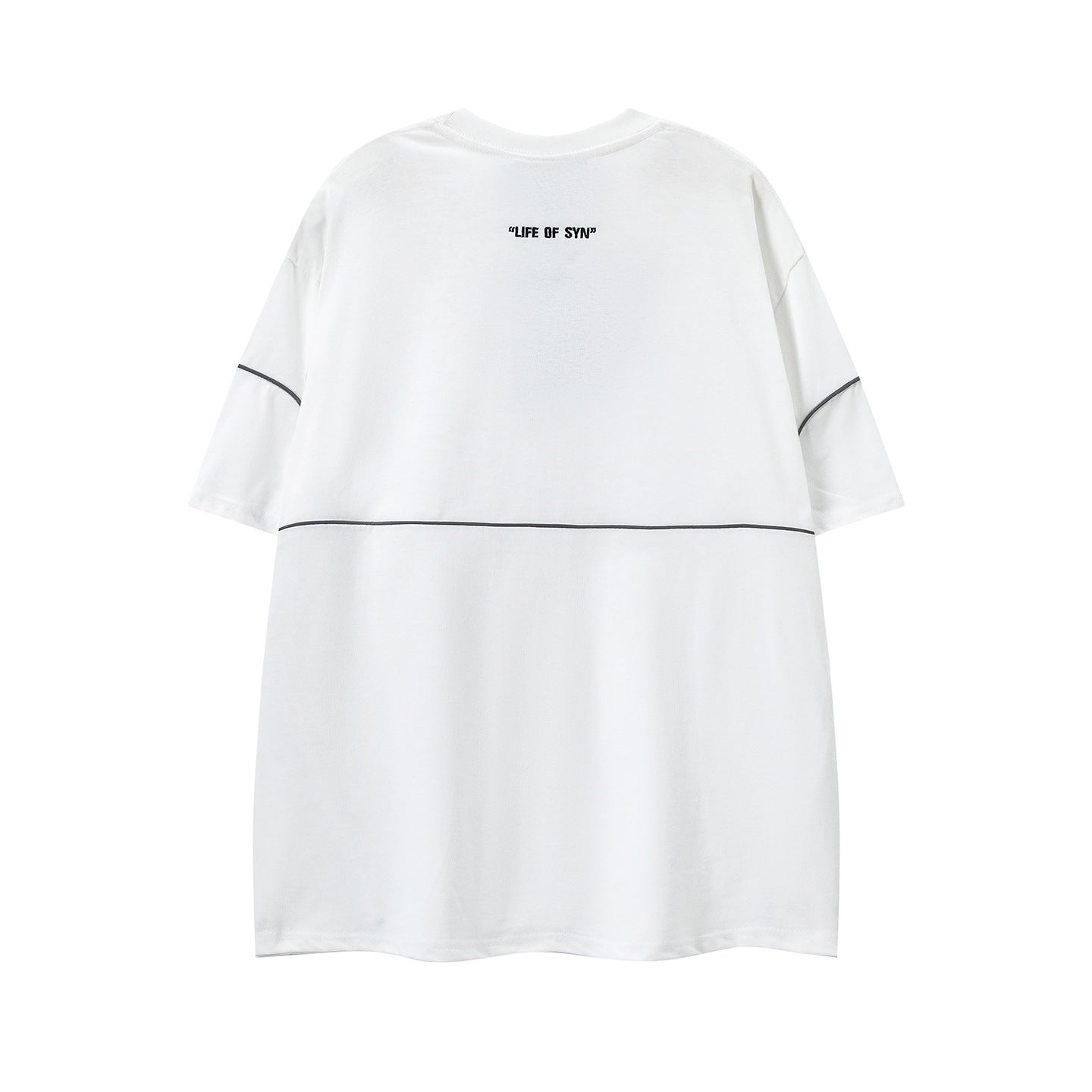 2026  American Style New Short-Sleeve Embroidered Letter T-shirt