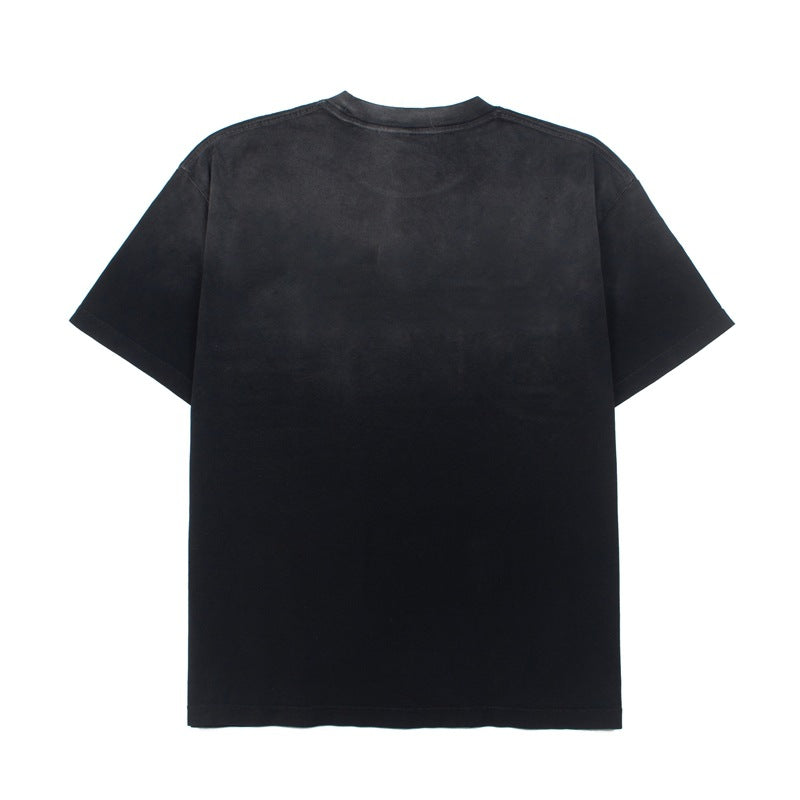 2026 American Style New Short-Sleeve "Keep Smiling" T-shirt